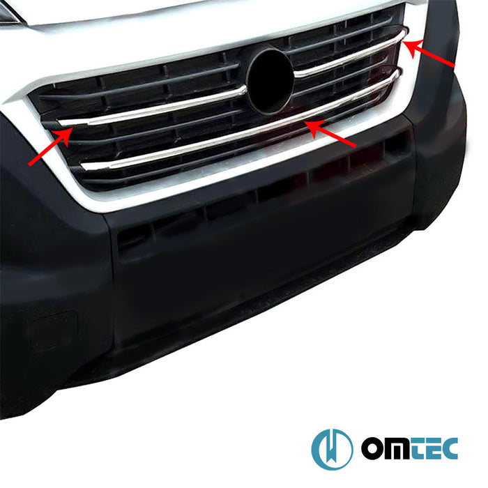 Ön Panjur 3 Prç. P.Çelik (Parlak) - Fiat Ducato - VAN X250 FL - (2014 - )