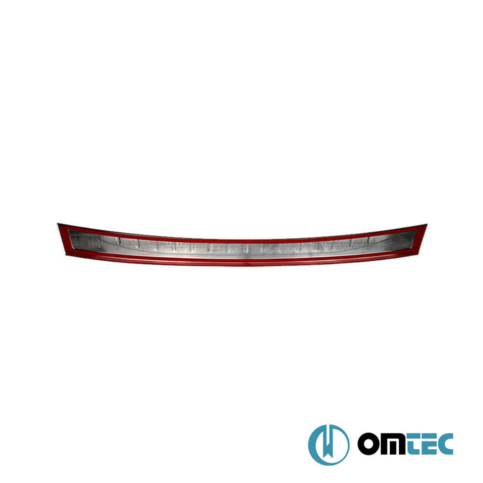 Arka Tampon Eşiği (Siyah) Paslanmaz Çelik - Fiat 500X - SUV 334 - (2015 - )