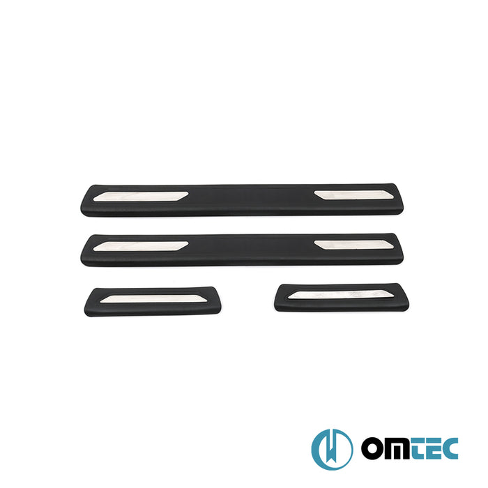 Line Kapı Eşiği 4 Prç. ABS Paslanmaz Çelik - Fiat Egea - HB 5D 356 - (2015 - )