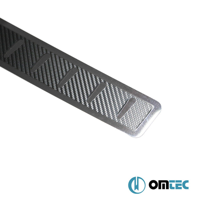 Karbon Folyolu Arka Tampon Eşiği Paslanmaz Çelik - Fiat Egea - SD 356 - (2015 - )