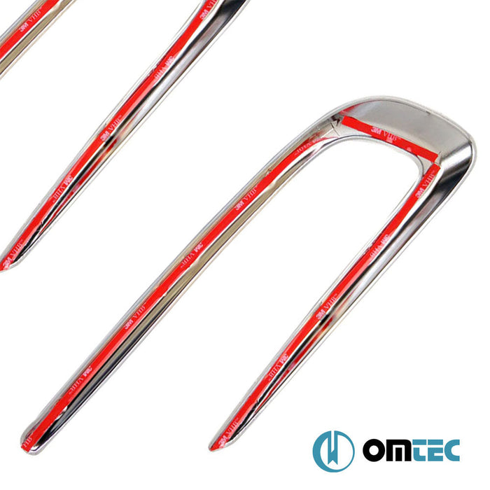 Sis Farı Çerçevesi 2 Prç. ABS Krom - Fiat Tipo - SW 356 PRE - FL - (2015 - 2020)