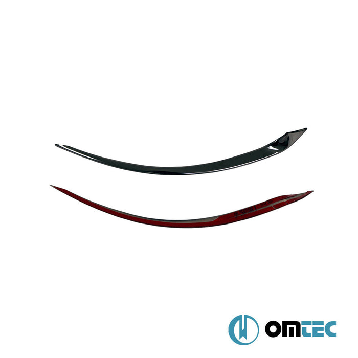 Reflektör Çıtası 2 Prç. Paslanmaz (Siyah) - Fiat Egea - SD 356 - (2015 - )