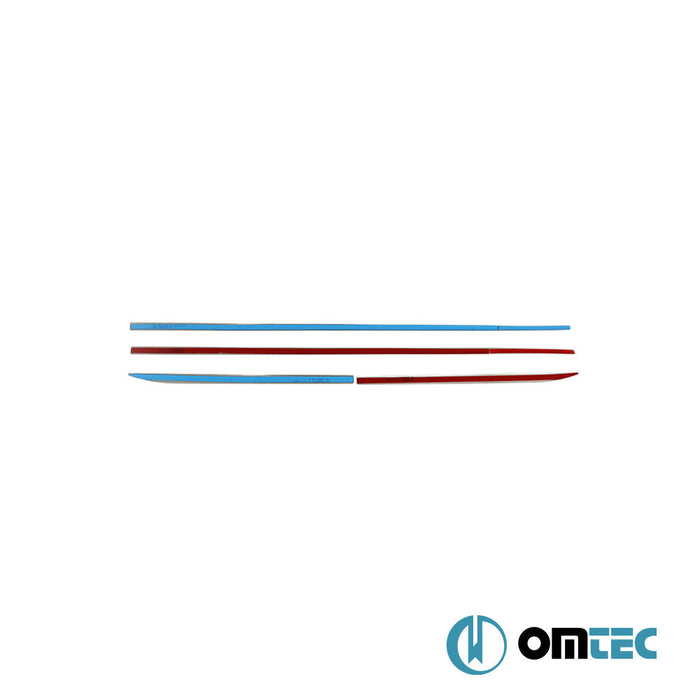 Yan Kapı Çıtası 4 Prç. Paslanmaz Çelik (Parlak) - Mercedes - Benz A - Class - HB 5D W176 - (2013 - 2018)