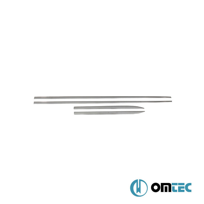 Yan Kapı Çıtası 4 Prç. Paslanmaz Çelik (Taşlı) - Ford Kuga - SUV C520 FL - (2017 - 2020)