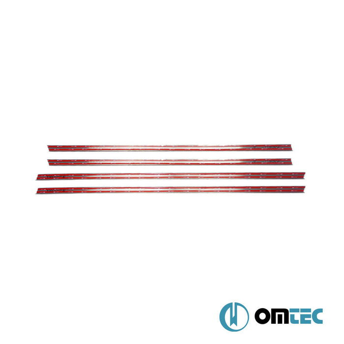 Cam Çıtası 4 Prç. Paslanmaz Çelik (Parlak) - Dodge Neon - SD III - (2015 - )