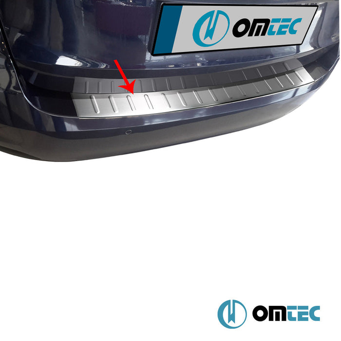 Arka Tampon Eşiği Paslanmaz Çelik (Taşlı) - Fiat Egea - SW 356 - (2015 - )