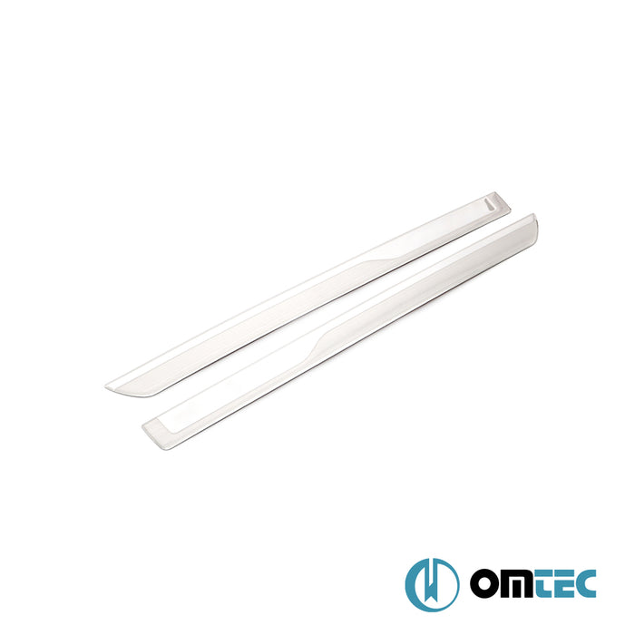 Line Kapı Eşiği 2 Prç. Paslanmaz Çelik (Taşlı) - Fiat Egea Cross - SUV I - (2020 - )