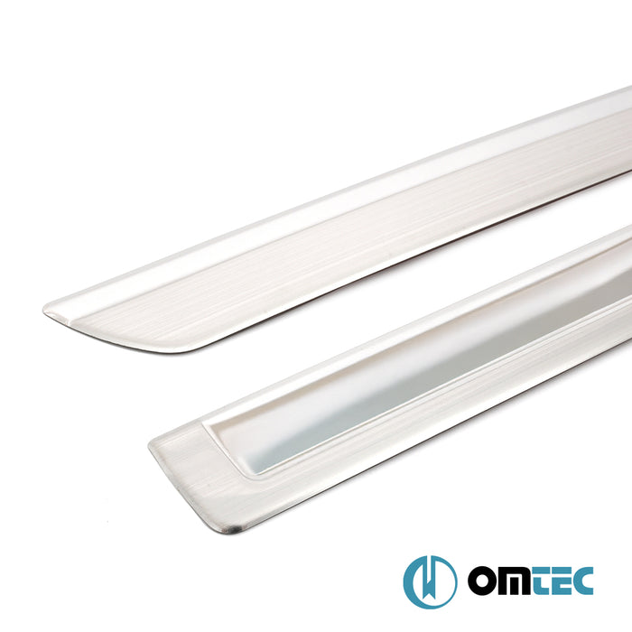 Line Kapı Eşiği 2 Prç. Paslanmaz Çelik (Taşlı) - Fiat Egea Cross - SUV I - (2020 - )