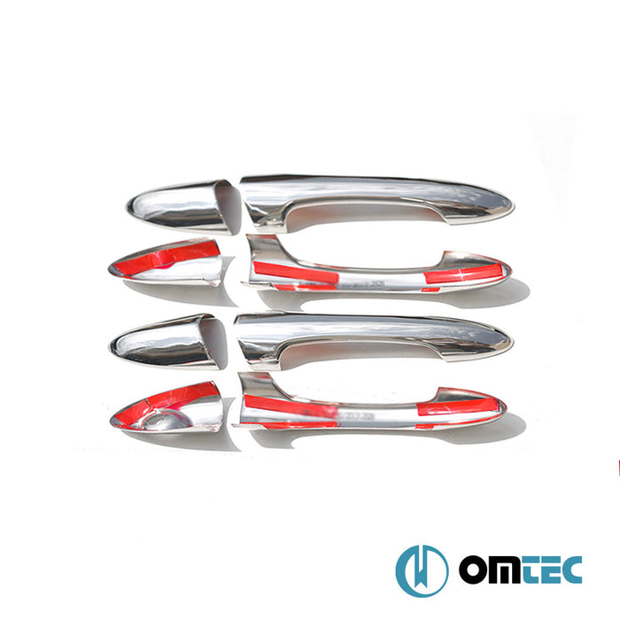 Kapı Kolu 4 Kapı 8 Prç. (H1) Paslanmaz Çelik (Parlak) - Ford Focus - SD I - (1998 - 2005)