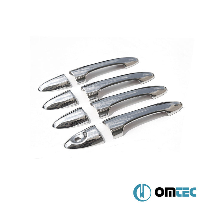 Kapı Kolu 4 Kapı 8 Prç. (H1) Paslanmaz Çelik (Parlak) - Ford Focus - HB 5D I - (1998 - 2005)