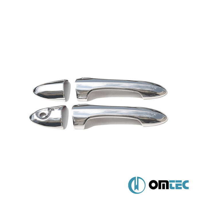 Kapı Kolu 2 Kapı 4 Prç. (H1) Paslanmaz Çelik (Parlak) - Ford Focus - HB 3D I - (1998 - 2005)