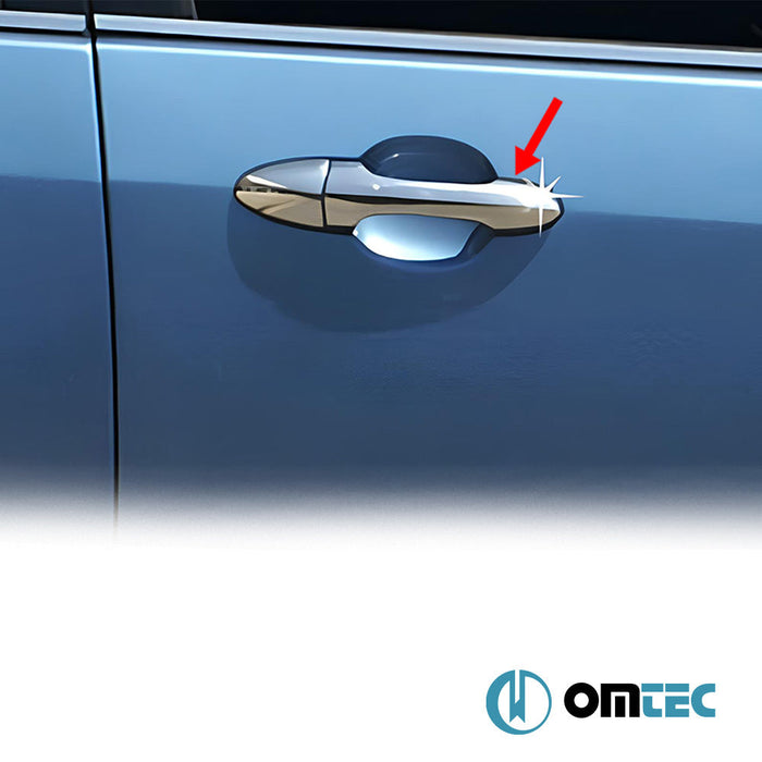 Kapı Kolu 2 Kapı 4 Prç. (H1) Paslanmaz Çelik (Parlak) - Ford Focus - HB 3D I - (1998 - 2005)