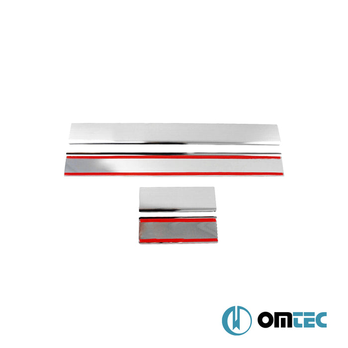 Norm Kapı Eşiği 4 Prç. Paslanmaz Çelik - Ford Focus - HB 5D I - (1998 - 2005)