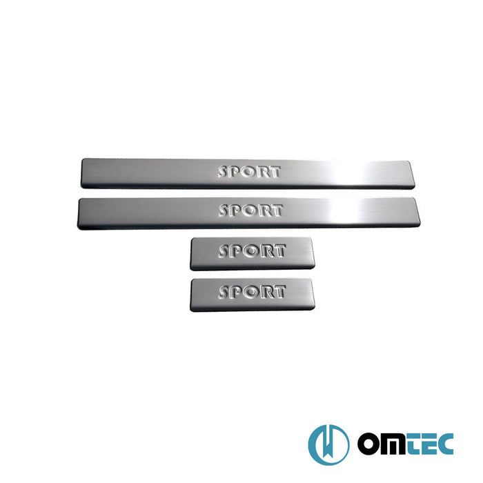 Sport Kapı Eşiği 4 Prç. Paslanmaz Çelik (Parlak) - Ford Focus - SD I - (1998 - 2005)