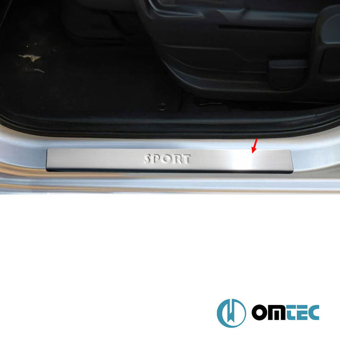 Sport Kapı Eşiği 4 Prç. Paslanmaz Çelik (Parlak) - Ford Kuga - SUV C520 PRE - FL - (2013 - 2017)