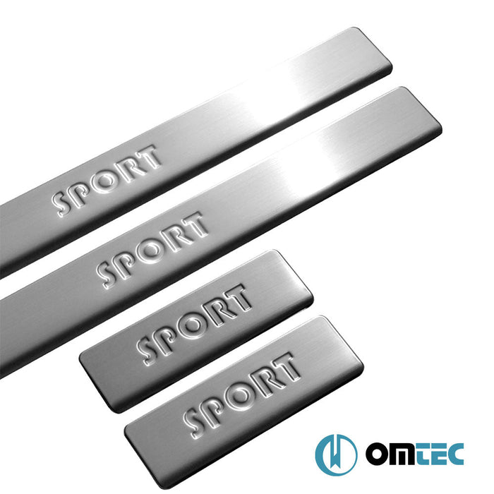 Sport Kapı Eşiği 4 Prç. Paslanmaz Çelik (Parlak) - Ford Kuga - SUV C520 PRE - FL - (2013 - 2017)