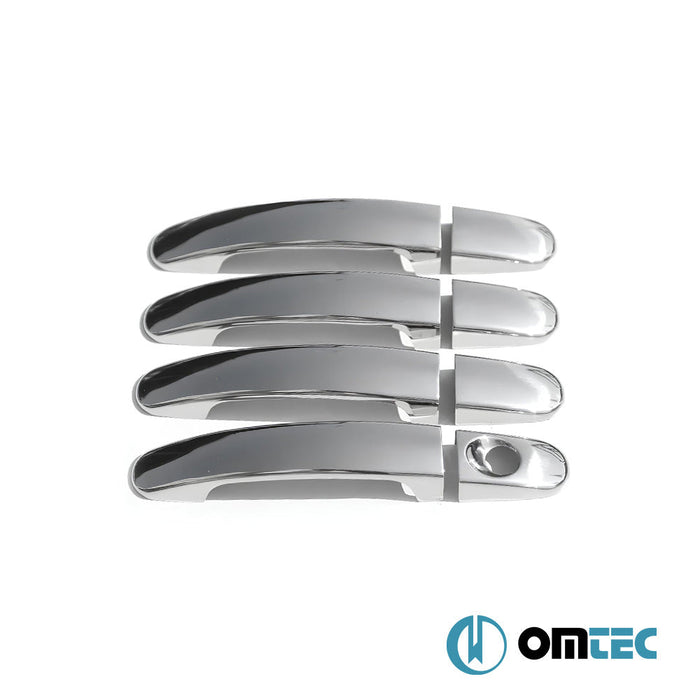 Kapı Kolu 4 Kapı 8 Prç. (H1) Paslanmaz Çelik (Parlak) - Ford Focus - SW II - (2005 - 2011)