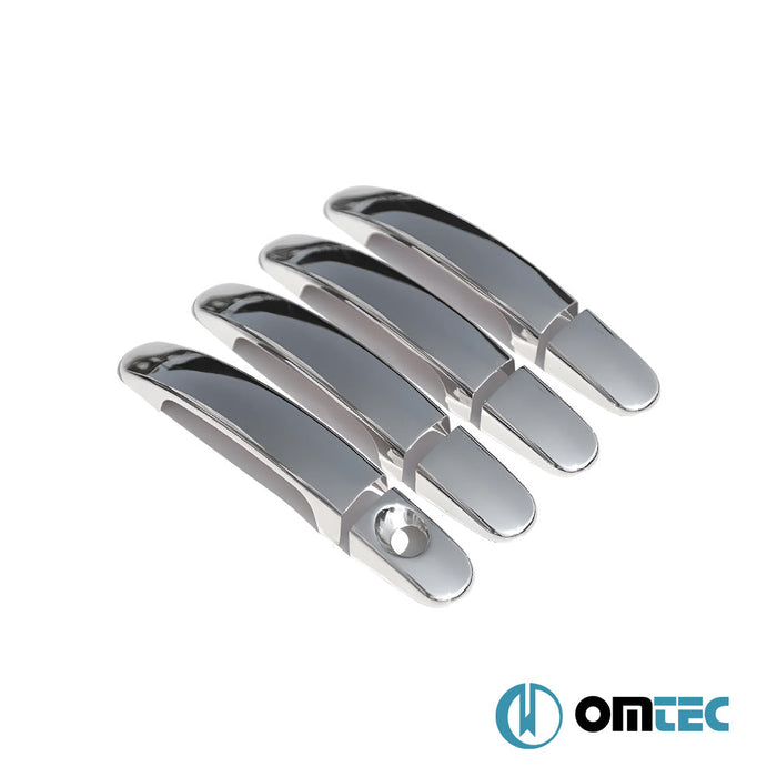 Kapı Kolu 4 Kapı 8 Prç. (H1) Paslanmaz Çelik (Parlak) - Ford Focus - HB 5D II - (2005 - 2011)