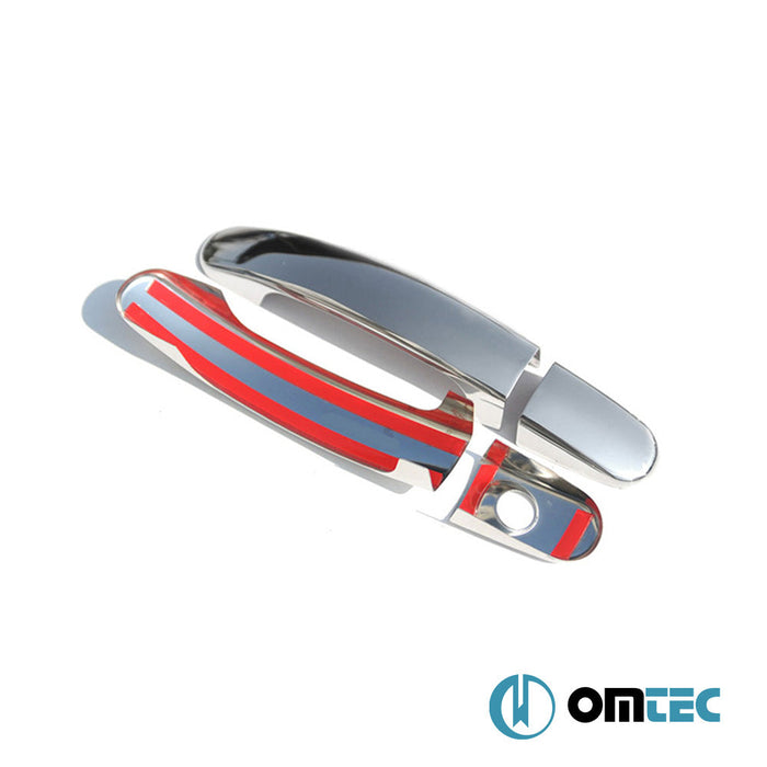 Kapı Kolu 2 Kapı 4 Prç. (H1) Paslanmaz Çelik (Parlak) - Ford Focus - HB 3D II - (2005 - 2011)