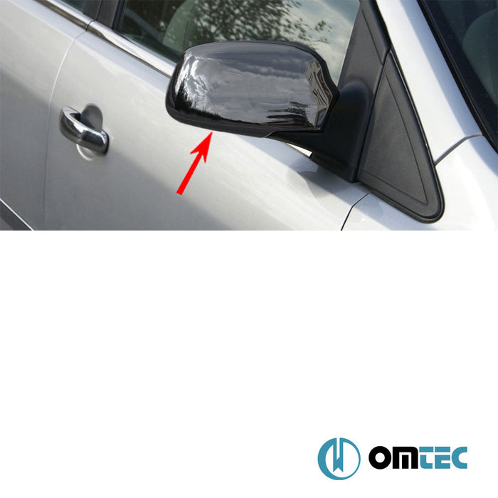 Ayna Kapağı 2 Prç. Abs Siyah Krom - Ford C - Max - MPV I - (2003 - 2010)