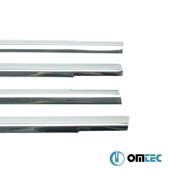 Cam Çıtası 4 Prç. Paslanmaz Çelik (Parlak) - Ford Focus - SD II - (2005 - 2011)