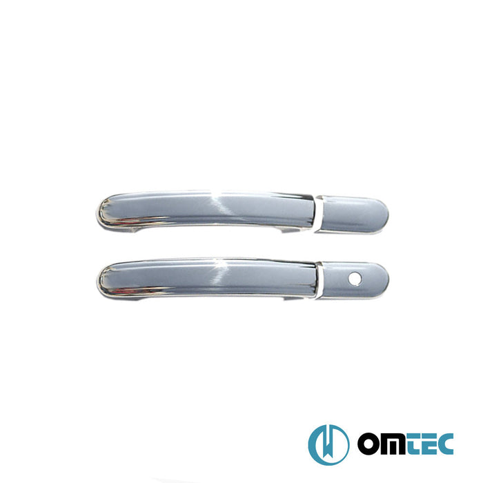 Kapı Kolu 2 Kapı 4 Prç. (H1) Paslanmaz Çelik (Parlak) - Ford Fiesta - HB 3D V - (2002 - 2009)