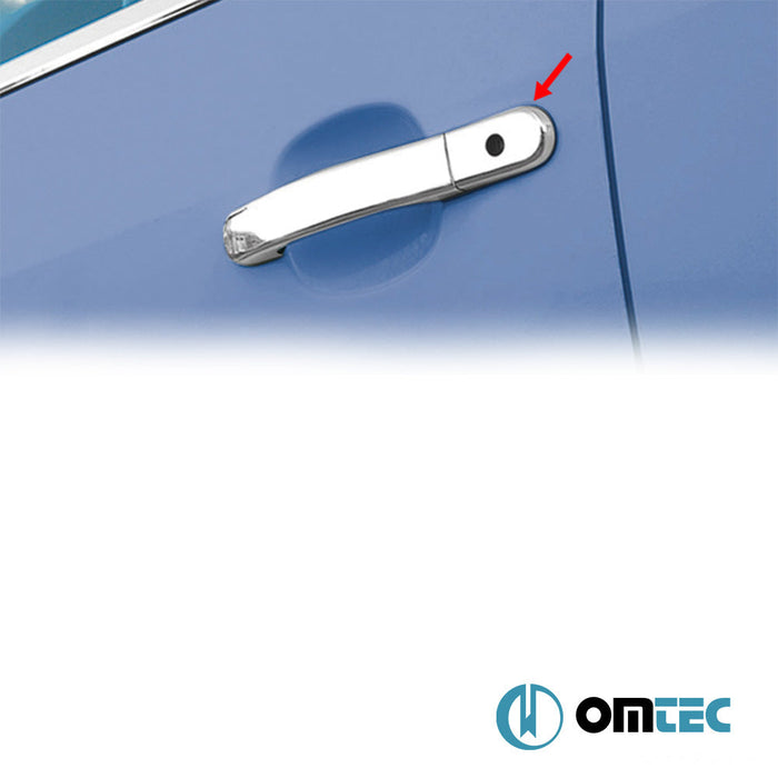 Kapı Kolu 2 Kapı 4 Prç. (H1) Paslanmaz Çelik (Parlak) - Ford Fiesta - HB 3D V - (2002 - 2009)