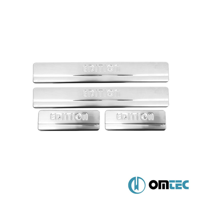 Edition Kapı Eşiği 4 Prç. Paslanmaz Çelik (Parlak) - Ford Fusion - MPV JU - (2002 - 2012)