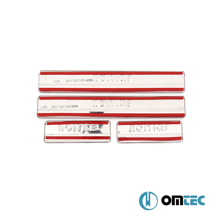 Edition Kapı Eşiği 4 Prç. Paslanmaz Çelik (Parlak) - Ford Fusion - MPV JU - (2002 - 2012)