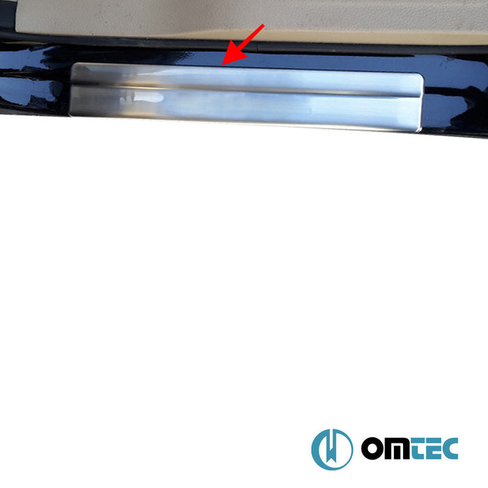 Norm Kapı Eşiği 4 Prç. Paslanmaz Çelik (Parlak) - Ford Fusion - MPV JU - (2002 - 2012)