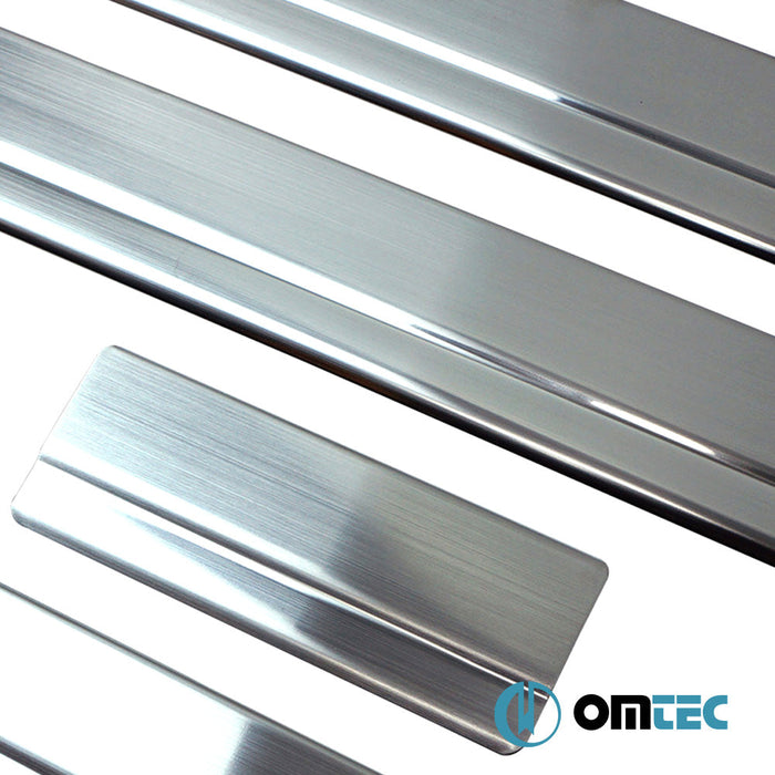 Norm Kapı Eşiği 4 Prç. Paslanmaz Çelik (Parlak) - Ford Fusion - MPV JU - (2002 - 2012)