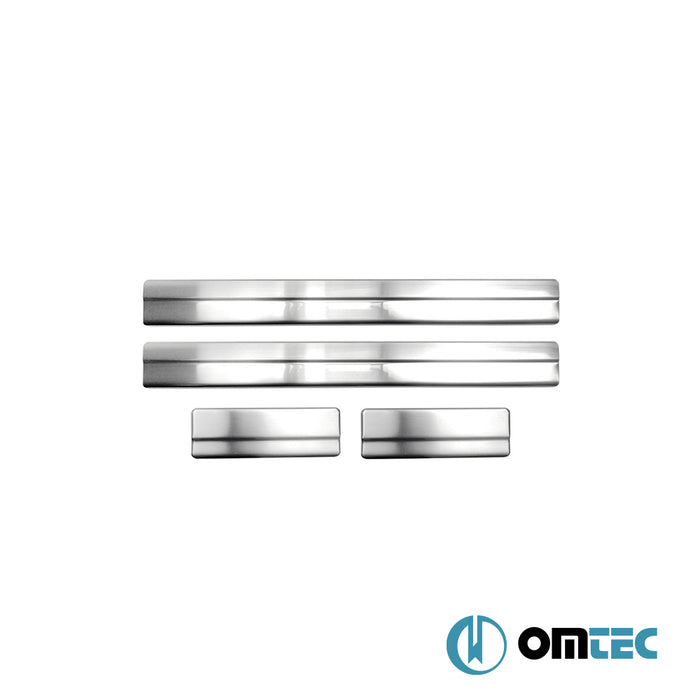 Norm Kapı Eşiği 4 Prç. Paslanmaz Çelik - Ford Mondeo - SD II - (2001 - 2007)