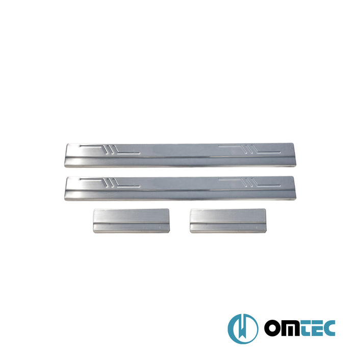 Norm Kapı Eşiği 4 Prç. Paslanmaz Çelik - Ford Focus - HB 5D II - (2005 - 2011)