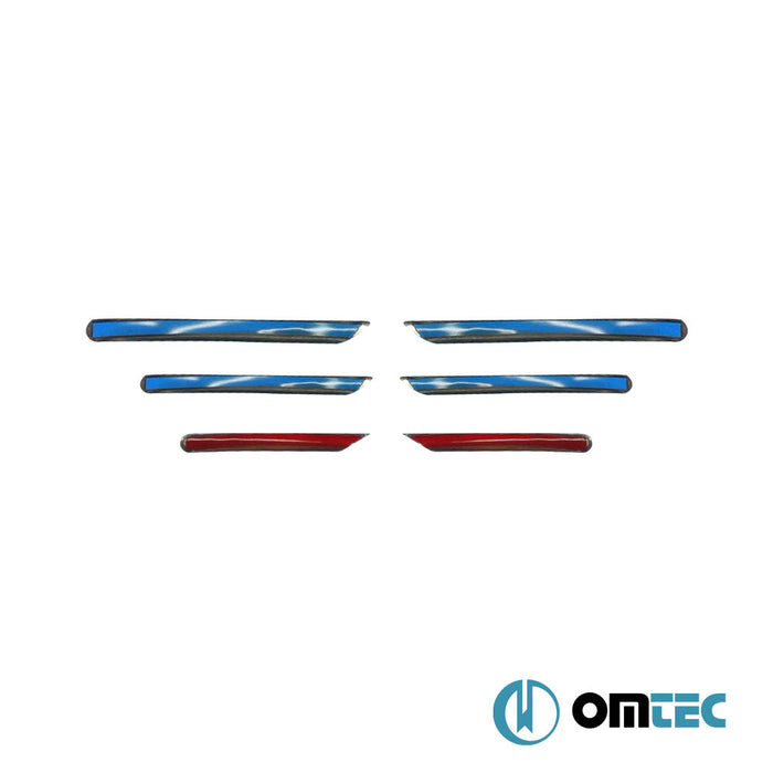 Sis Far Kaşları 6 Prç. Paslanmaz (Parlak) - Ford Focus - SD II FL - (2008 - 2011)