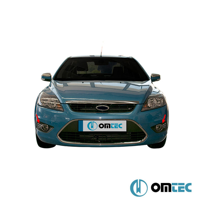 Sis Far Kaşları 6 Prç. Paslanmaz (Parlak) - Ford Focus - SW II FL - (2008 - 2011)
