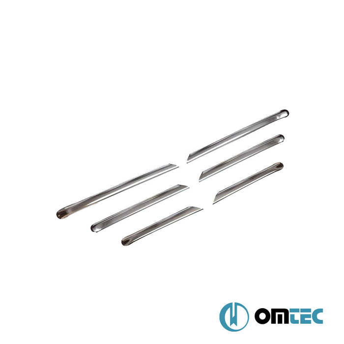 Sis Far Kaşları 6 Prç. Paslanmaz (Parlak) - Ford Focus - HB 5D II FL - (2008 - 2011)