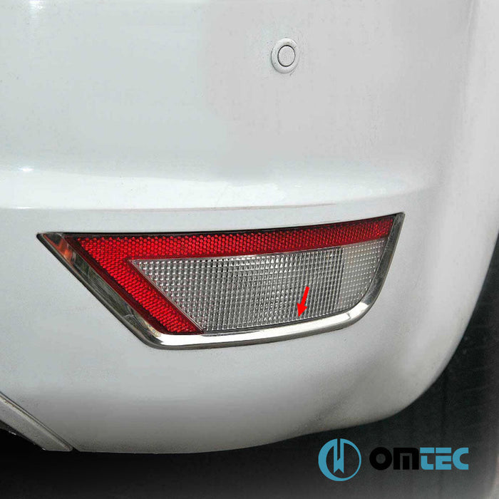 Reflektör Çerçevesi Paslanmaz (Parlak) - Ford Focus - HB 5D II FL - (2008 - 2011)