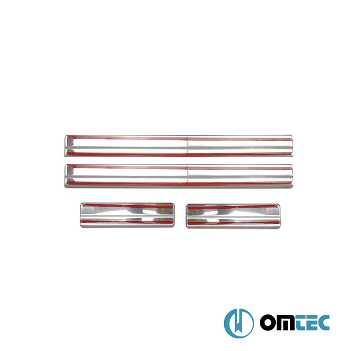 Norm Kapı Eşiği 4 Prç. Paslanmaz Çelik - Ford Focus - HB 5D III - (2011 - 2018)