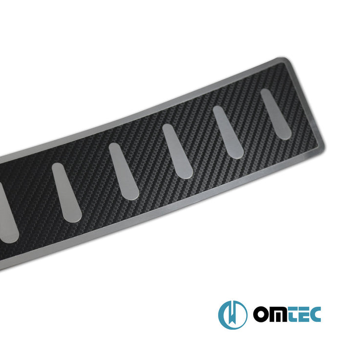 Karbon Folyolu Arka Tampon Eşiği Paslanmaz Çelik - Ford Focus - HB 5D III - (2011 - 2018)