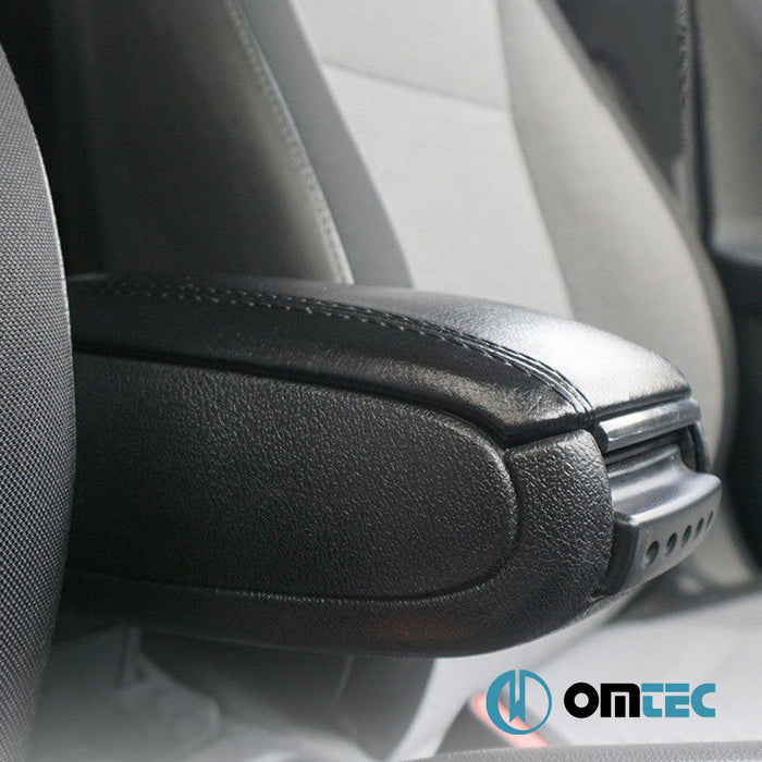 Kol Dayama V1 (Suni Deri + ABS + USB) Siyah - Ford Focus - HB 5D III PRE - FL - (2011 - 2015)