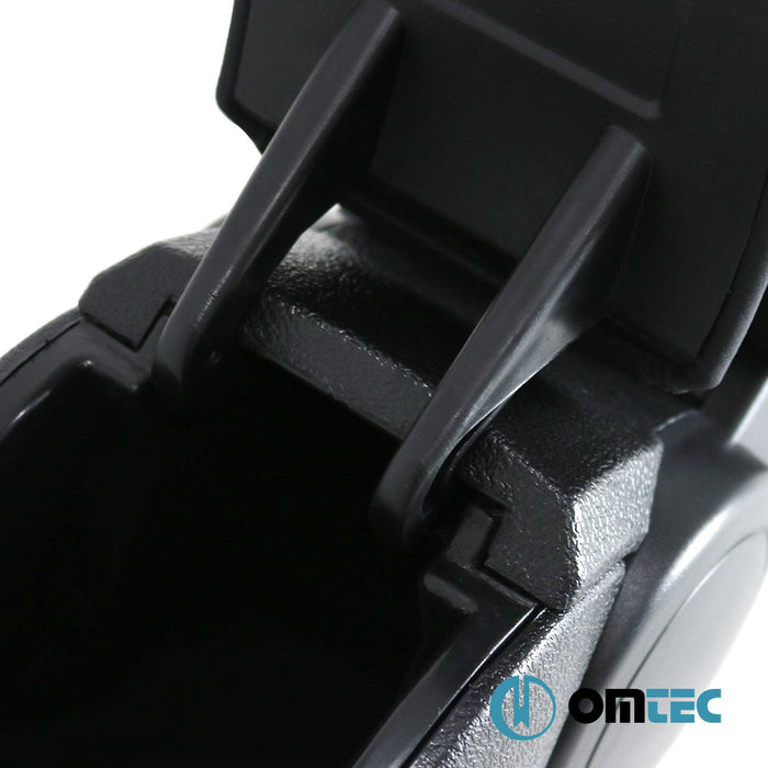 Kol Dayama V1 (Suni Deri + ABS + USB) Siyah - Ford Focus - SD III PRE - FL - (2011 - 2015)