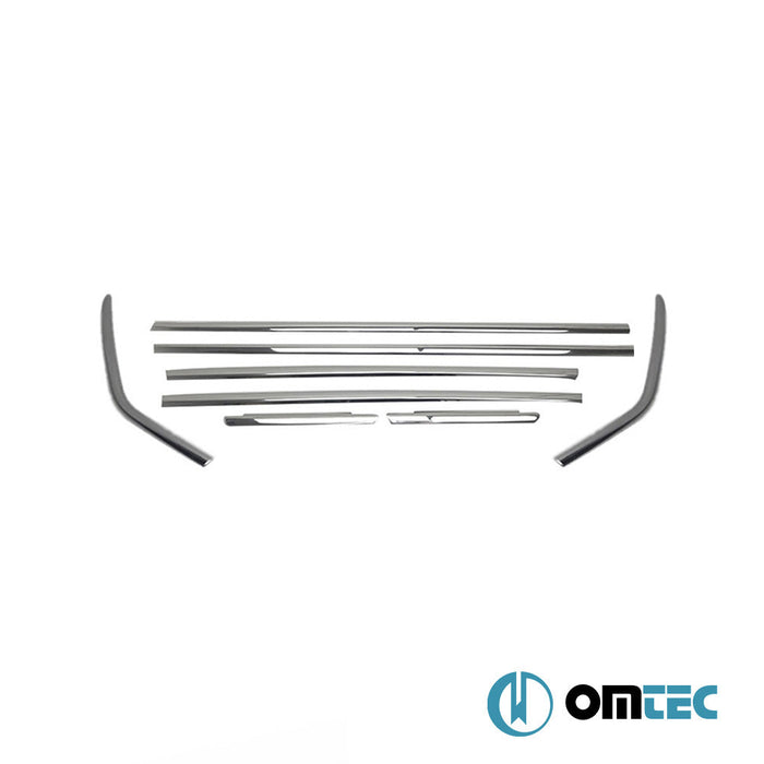 Cam Çıtası 8 Prç. Paslanmaz Çelik (Parlak) - Ford Grand C - Max - MPV DXA/CB7 - (2010 - 2019)