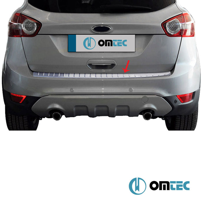 Arka Tampon Eşiği Paslanmaz Çelik (Parlak) - Ford Kuga - SUV C394 - (2008 - 2013)