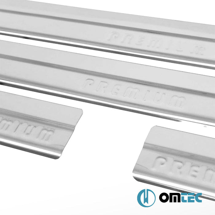 Premium Kapı Eşiği 4 Prç. Paslanmaz Çelik (Parlak) - Ford Mondeo - SD CD345 - (2007 - 2014)