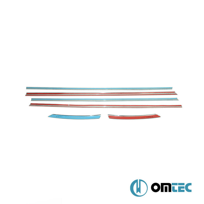 Cam Çıtası 6 Prç. Paslanmaz Çelik (Parlak) - Ford Mondeo - SD CD345 - (2007 - 2014)