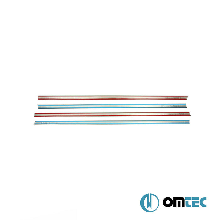 Cam Çıtası 4 Prç. Paslanmaz Çelik (Parlak) - Ford Mondeo - SD CD345 - (2007 - 2014)