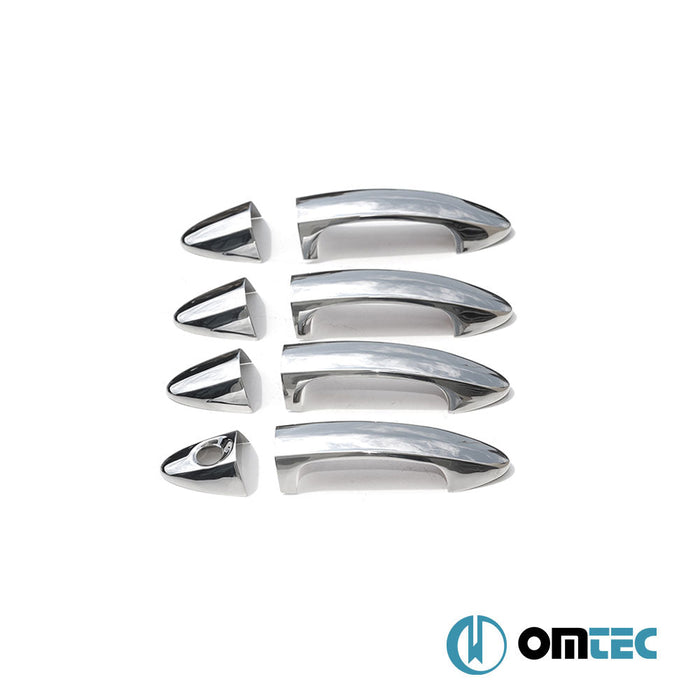 Kapı Kolu 4 Kapı 8 Prç. (H1) Paslanmaz Çelik (Parlak) - Ford B - Max - MPV I - (2012 - 2017)