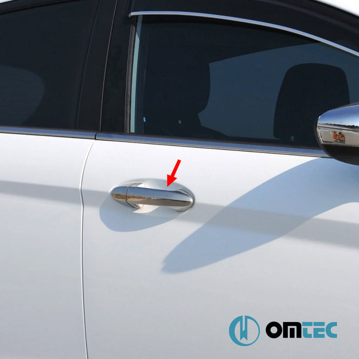 Kapı Kolu 2 Kapı 4 Prç. (H1) Paslanmaz Çelik - Ford Fiesta - HB 5D VI - (2009 - 2017)