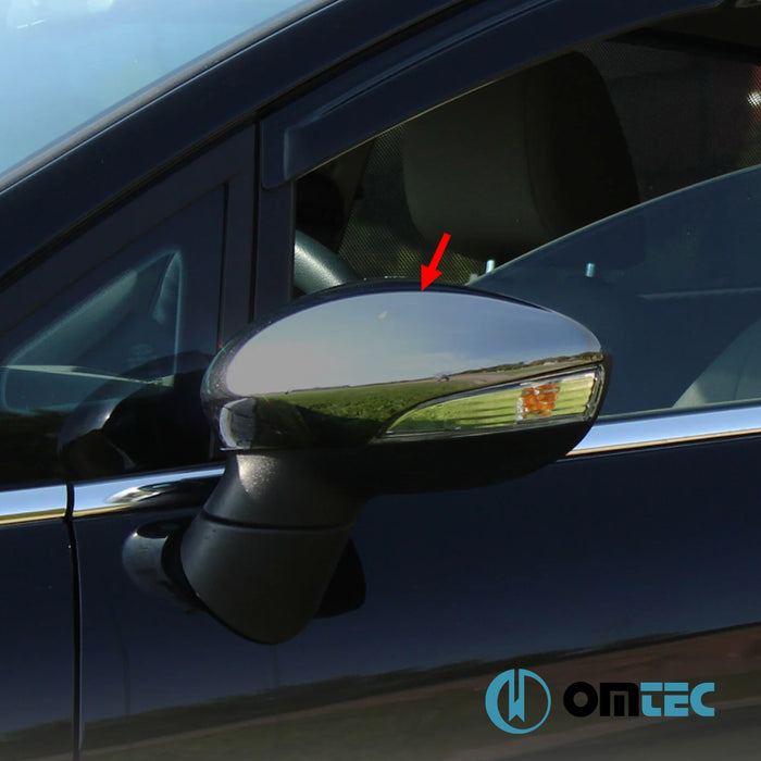 Ayna Kapağı 2 Prç. Abs Siyah Krom - Ford Fiesta - HB 5D VI -  (2009 - 2017)