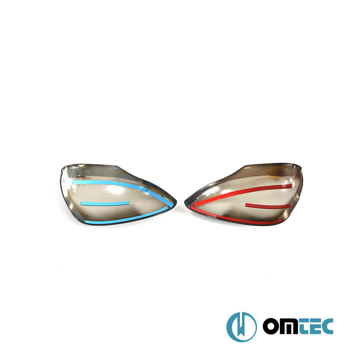 Ayna Kapağı 2 Prç. Abs Siyah Krom - Ford Fiesta - HB 5D VI -  (2009 - 2017)